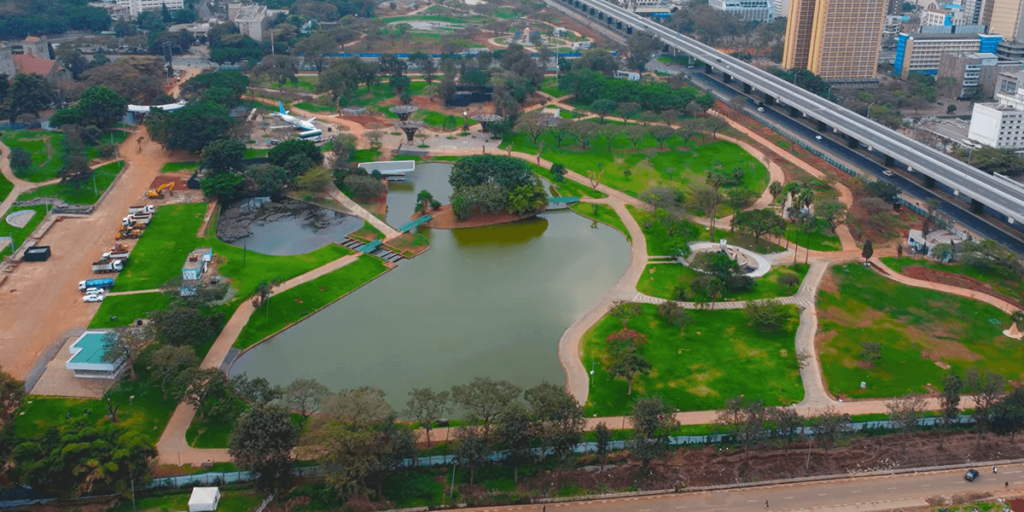 Uhuru Park in Nairobi